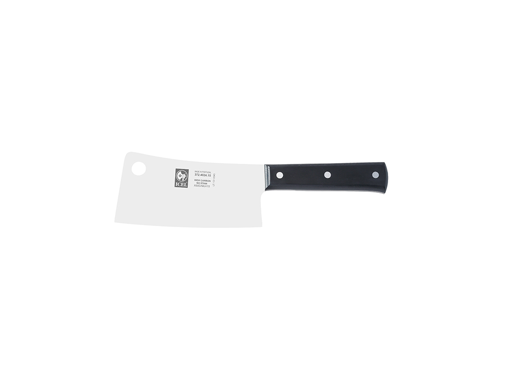 Meat Cleaver - Stainless Steel - Black - 15cm - 530g