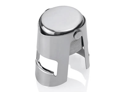 Champagne cork Chrome w/wings