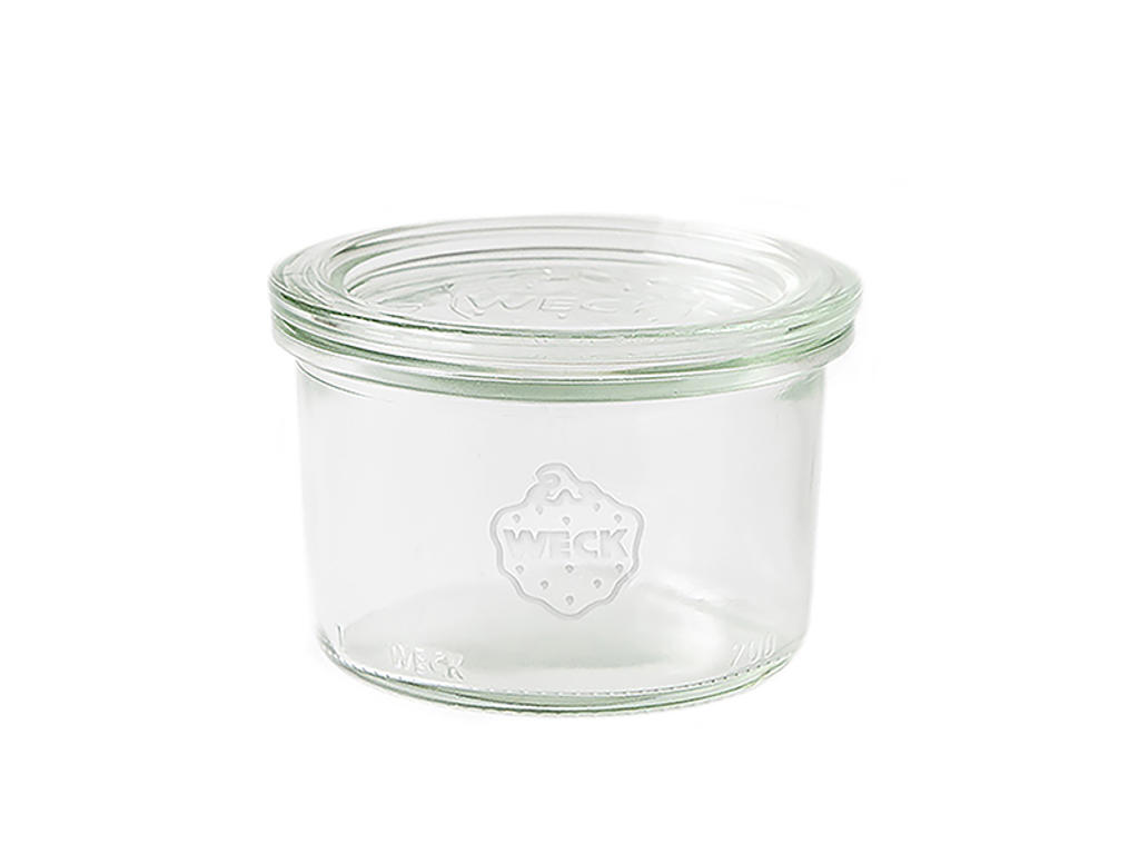 Weck Preserving Jar w. lid low 200 ml