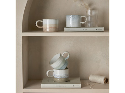 Denby Kiln Mug – Ridged White 295 ml