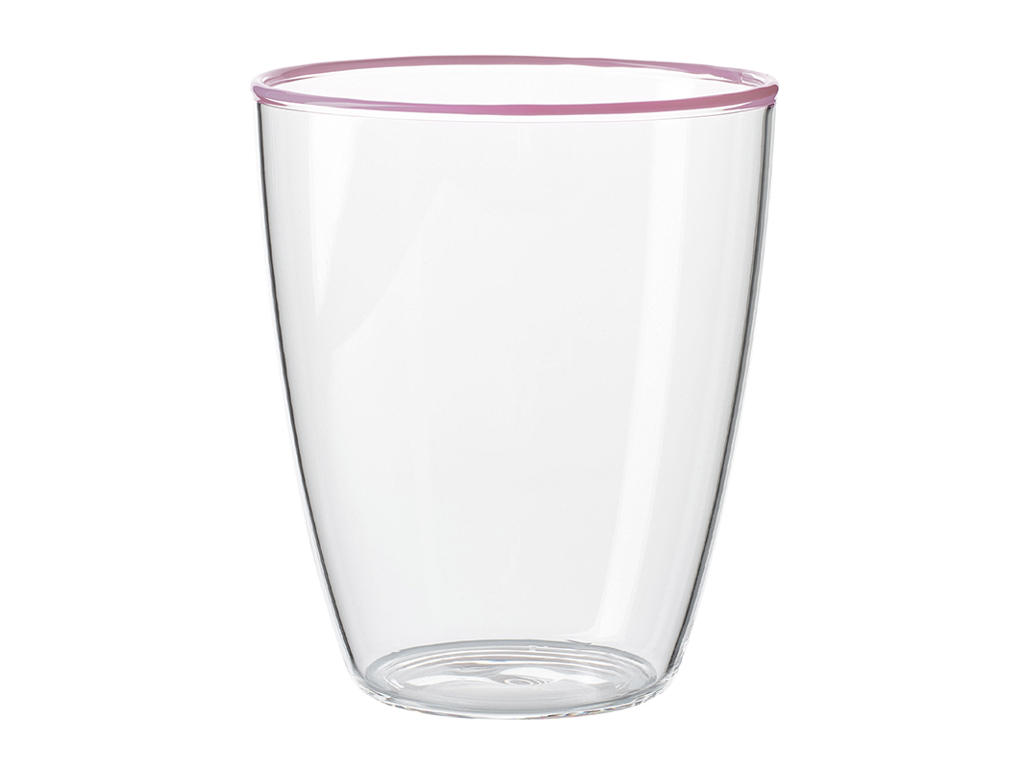 Glass 29 cl Life in Colour Pink edge
