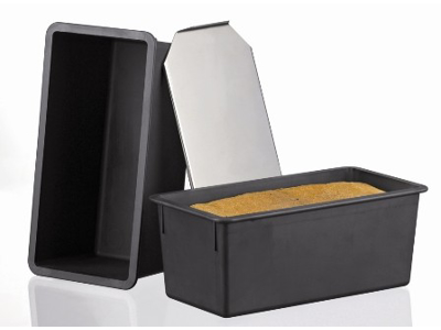 Bread pan with lid 29x11x10 cm 1 kg Exoglass