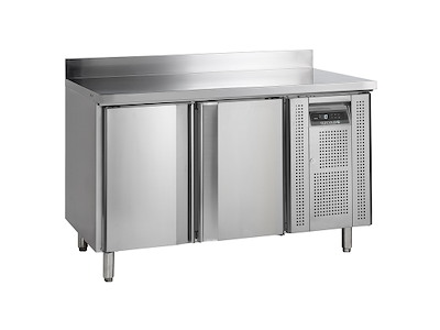 Freezer display 2 doors w/back edge GN1/1