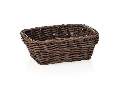Bread Basket Brown 19x13x6 cm Weaver Pro