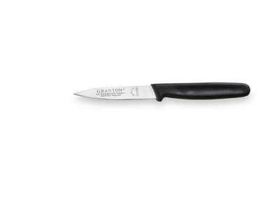 Decorative knife, 7 cm, Granton, Black