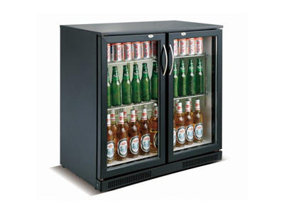 Backbar with 2 doors