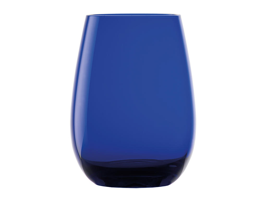Water Glass - Glass - Blue - 46.5cl - 120x64mm