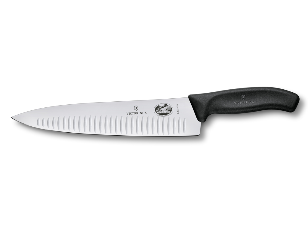 Chef's knife, 25 cm, Victorinox Fibrox, with air blade