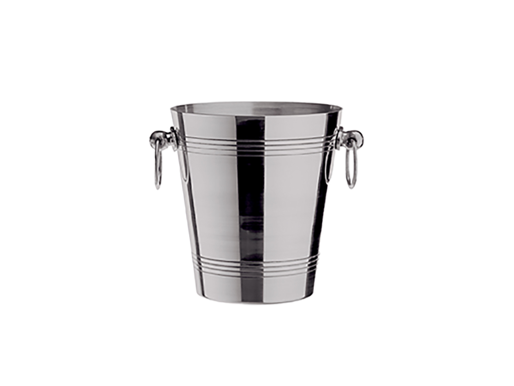 Wine cooler ø 19 cm in aluminum with handles