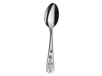 Children's teaspoon Butterfly w/animal motif