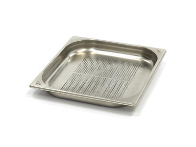 Perforated Canteen Container 2 / 3GN in Stainless Steel | 40mm
