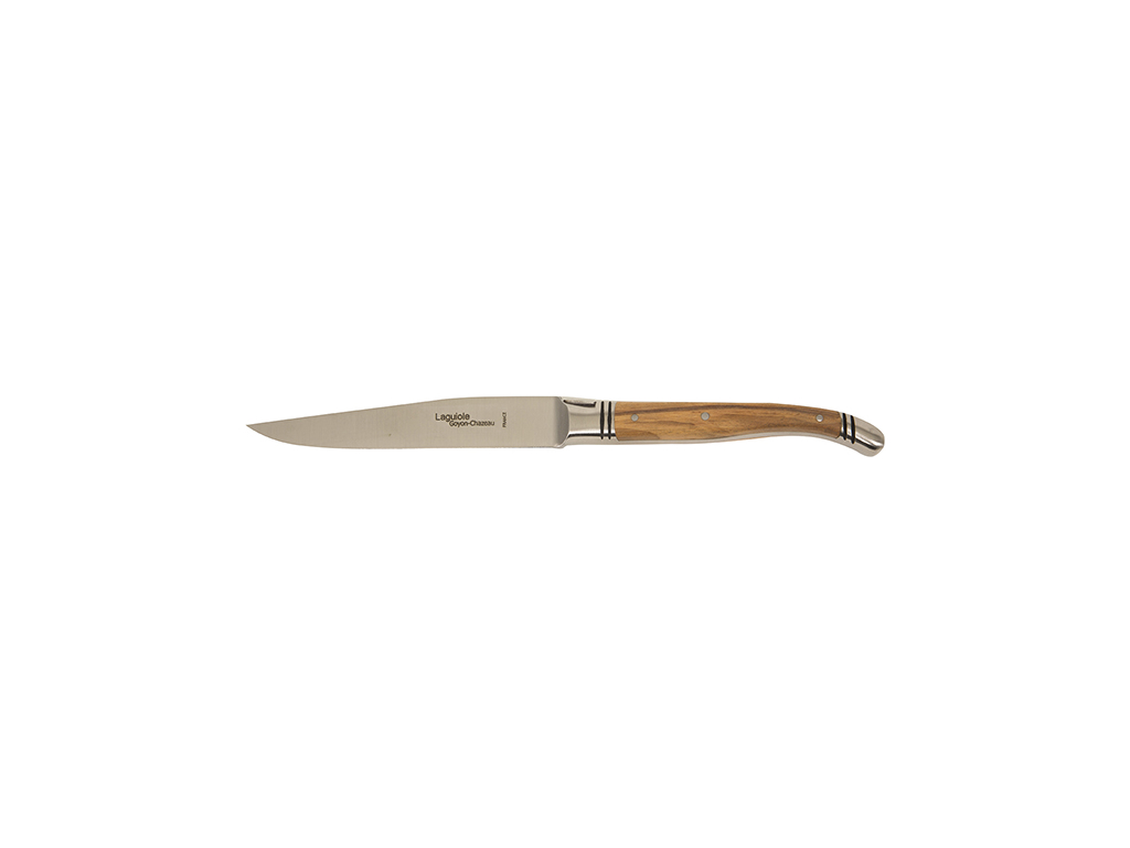 Steak knife, Laguiole Avantage, Handle of olive wood
