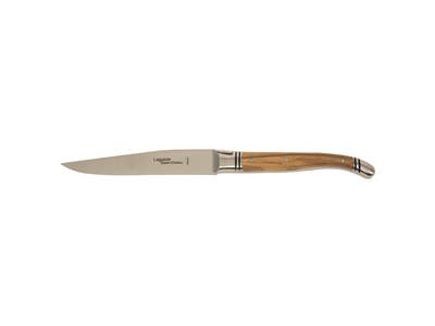 Steak knife, Laguiole Avantage, Handle of olive wood
