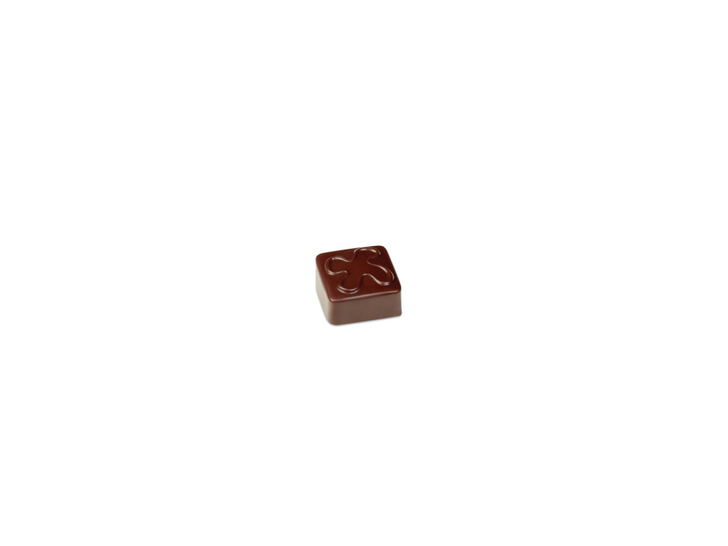 Chocolate mold 21 pcs 26x26mm H13mm 10 gr - Design 2