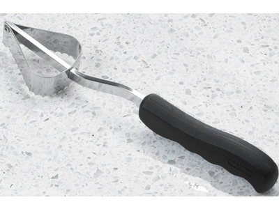 Fish scale scraper heart shape