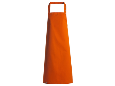 Smock apron w/o pockets orange 70x100