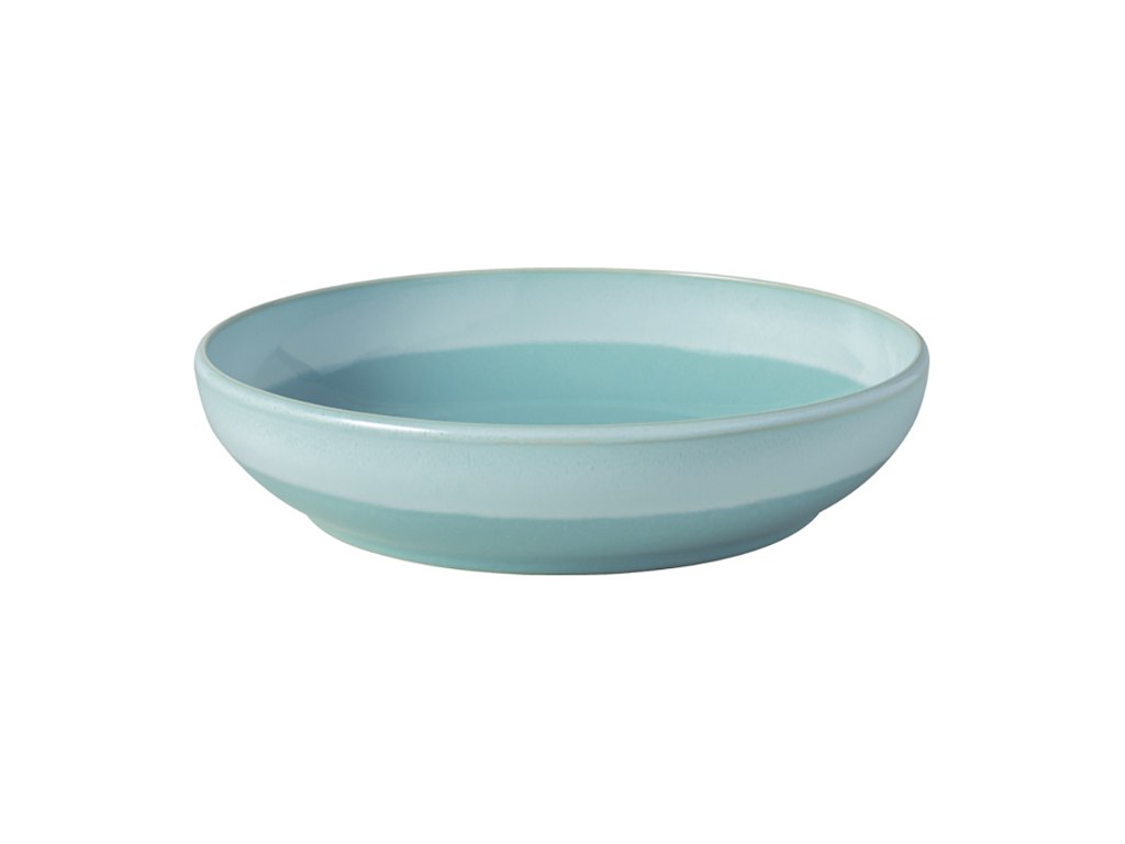 Perlemor Tallerken Dyb 22cm 650ml Aqua