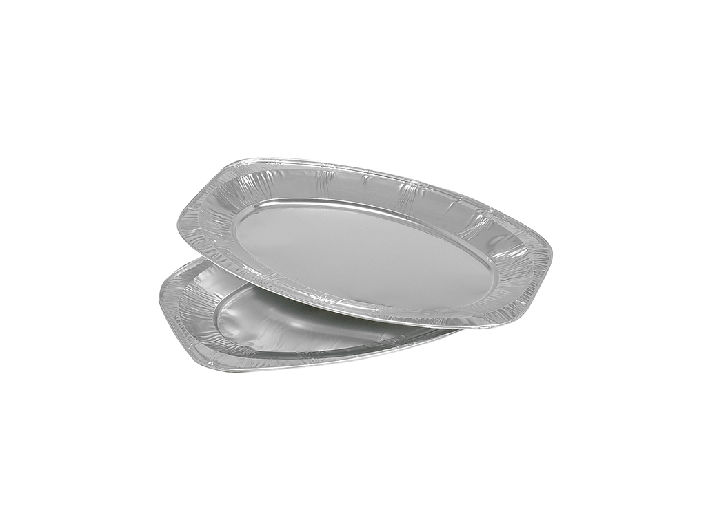 Serving platter Oval 28.8x42x9 cm Alu