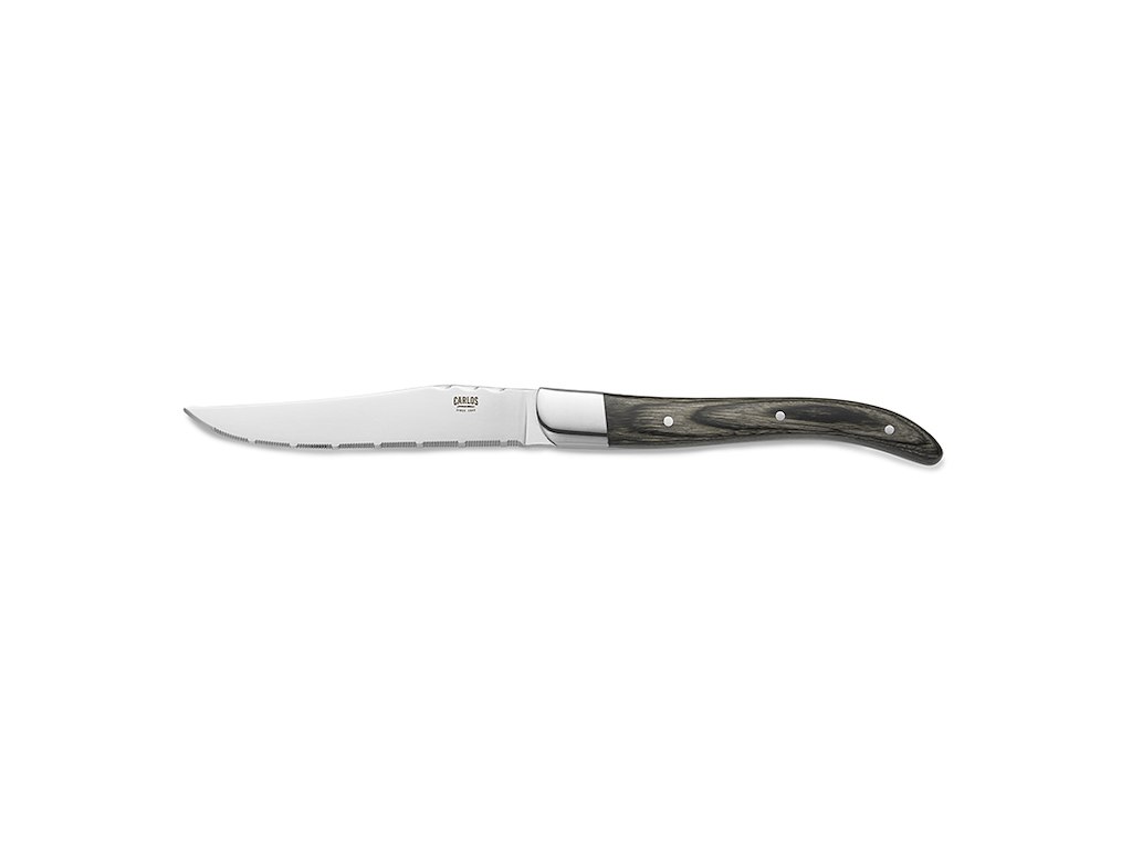 Steak knife CARLOS Pakka Wood Gray 11 cm