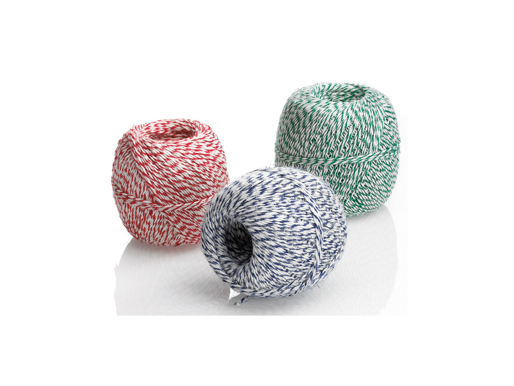 Sausage netting, 325 m, green/white, 200 g