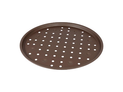 Brown Perforated Pizza Pan