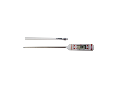 Grill thermometer insert digital -50/+300, White/red