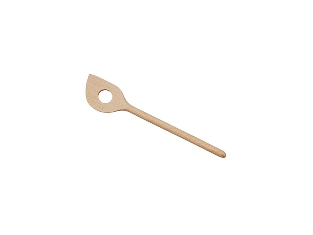 Ladle corner model with hole 16 cm beech