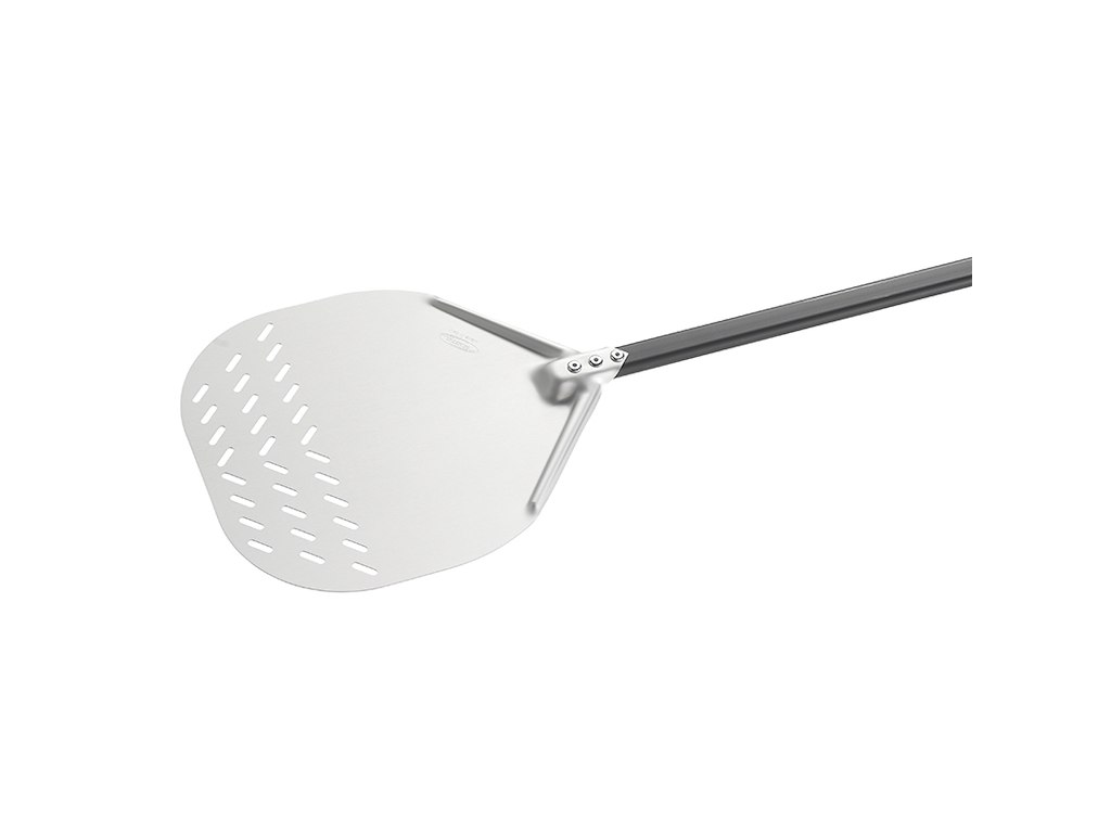 Pizza shovel 36x36 cm ALU perf. 150 cm