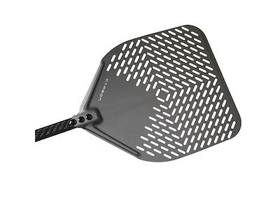 Pizza shovel 33x33 cm perf. 150 cm Carbon