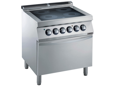 Glass ceramic cooking table 4 zones electric oven electric 70