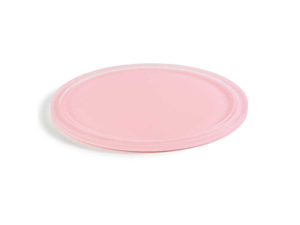 Tray Round for bell 33 cm Pink Mealplak