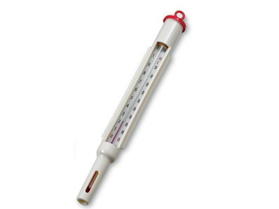 Cooking thermometer 110 C in plastic sleeve