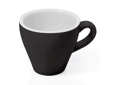 Cup Espresso 90 ml Ø6.5 cm Black/White