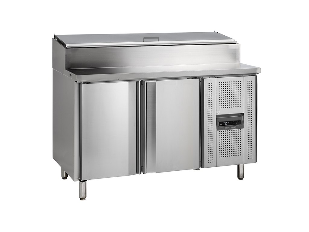 Saladette 2 doors GN1/1 stand: 7xGN1/3