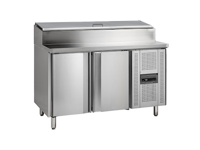 Saladette 2 doors GN1/1 stand: 7xGN1/3