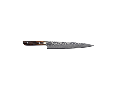 Slicing knife, 24 cm, Takefu Yellow Bull, VG-10, 61 layers