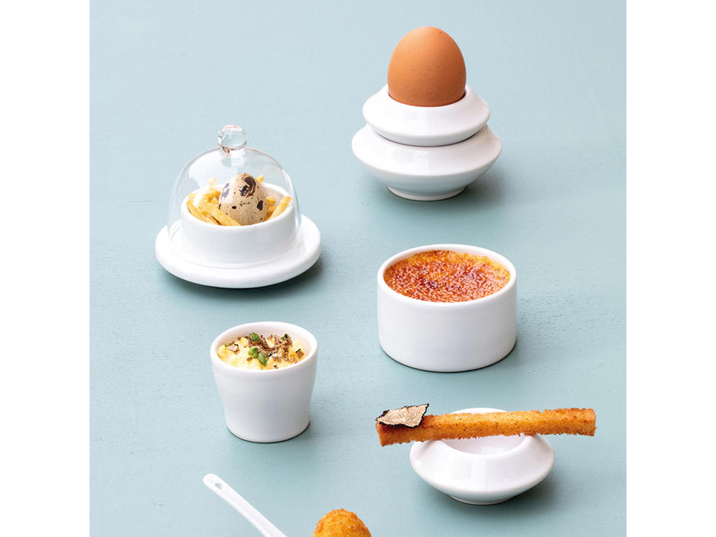 Bowl Butter glass dome 9 cm White Les Essentiels