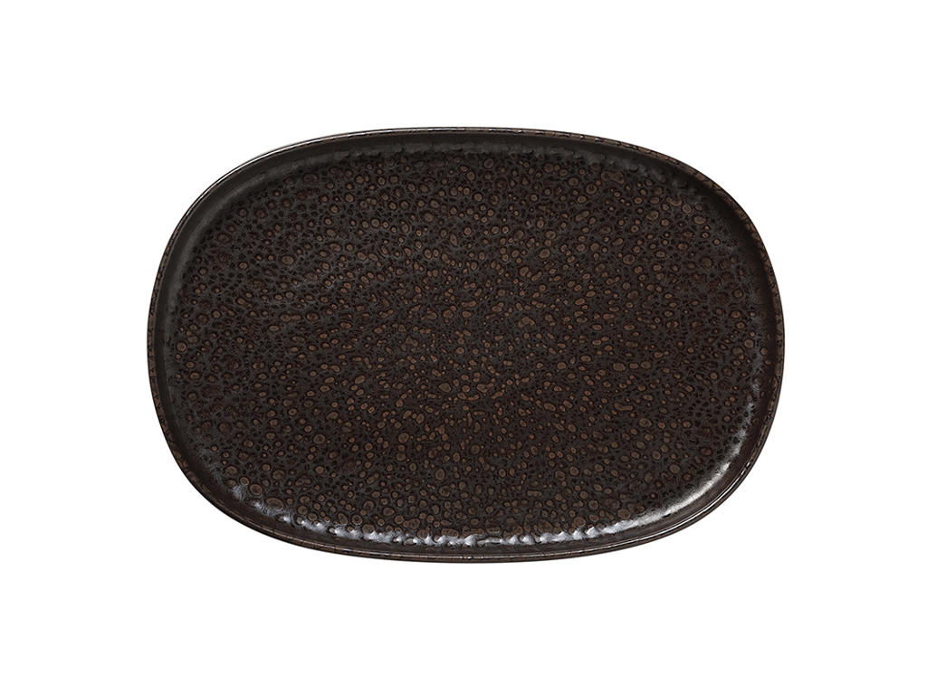 Dish - Stoneware - Brown - 330x230x30mm - Dishwasher Safe - Stackable