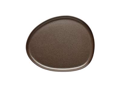 RAW plate 24x21cm Metallic brown