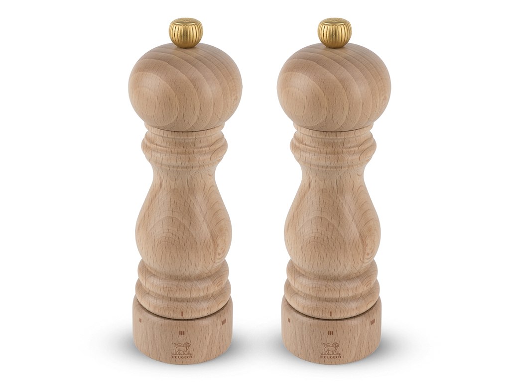 Paris u’Select salt & pepper mills in natural wood