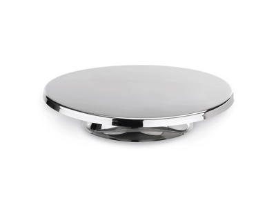Cake stand with foot Crom ø30cm H 6 cm