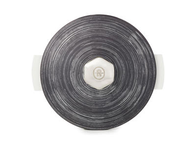 Lid for pot Ø26 cm Unglazed Black/Silver Revolution 2
