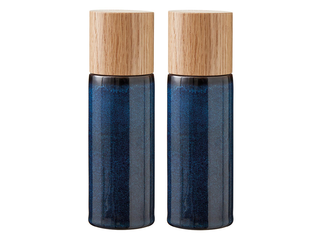 Salt & Pepper set 17 cm Blue BITZ