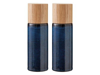 Salt & Pepper set 17 cm Blue BITZ