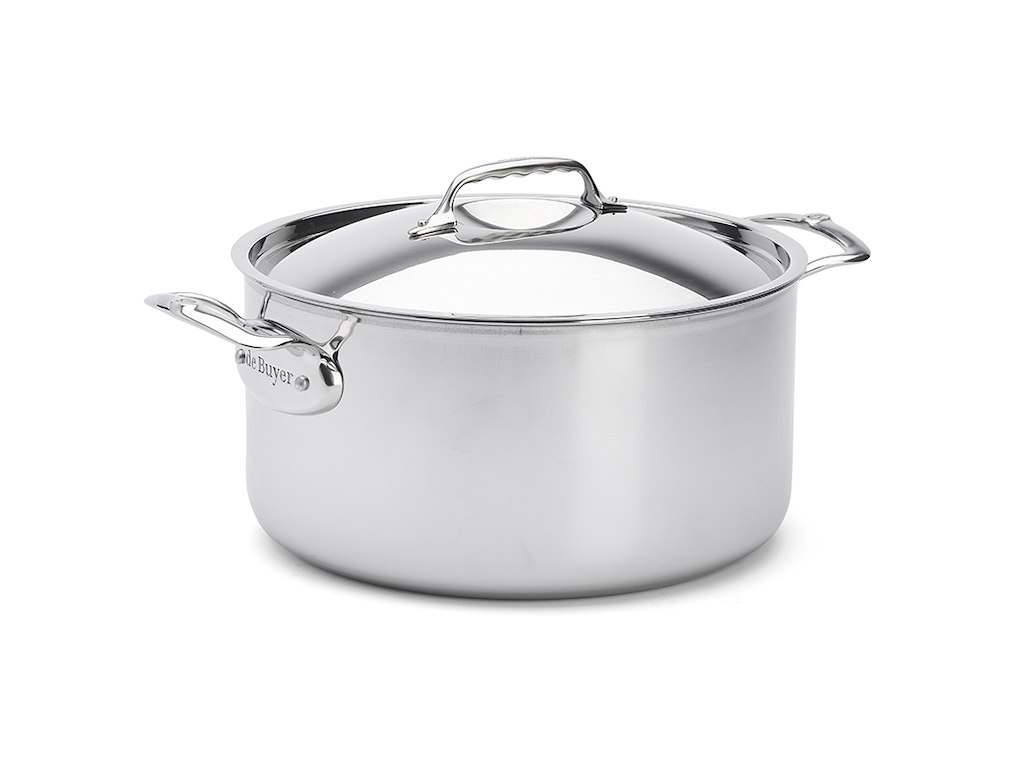 De Buyer Affinity stewpan with lid Ø28 cm