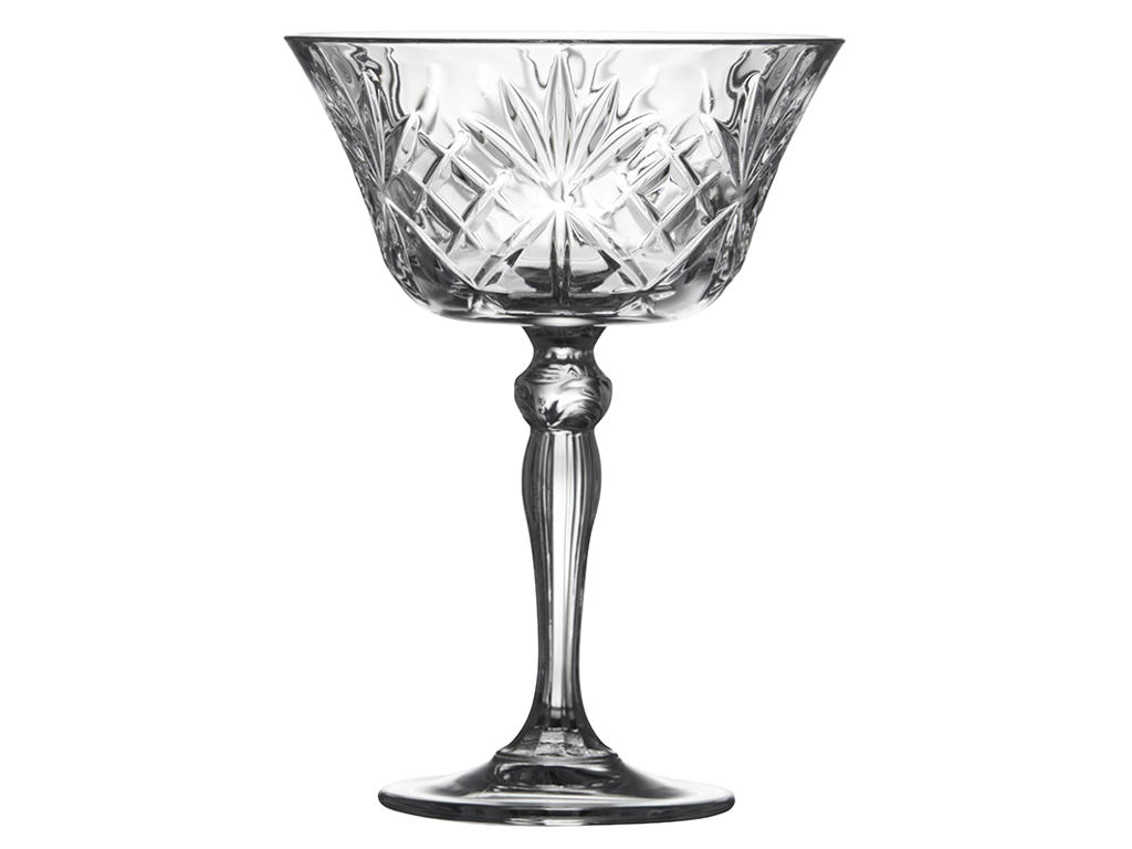 Glass Champagne Bowl Melodia 26 cl 4 pcs