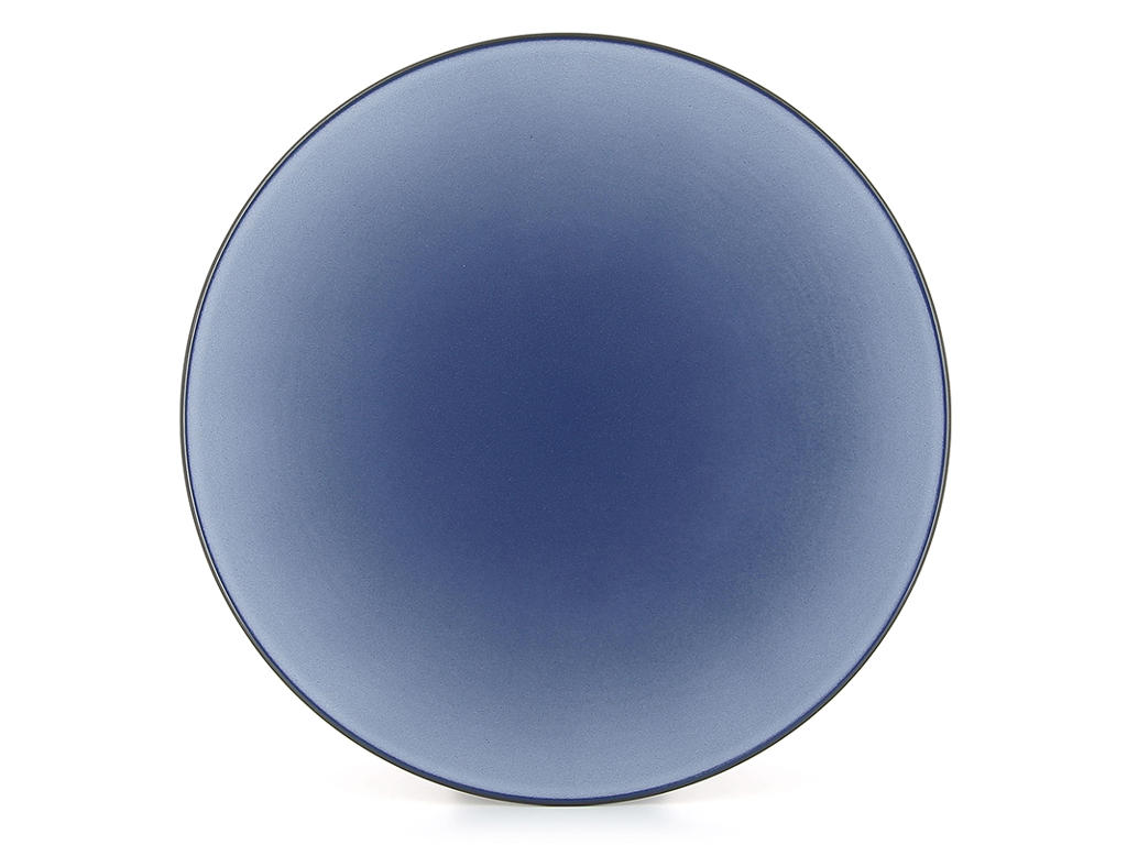 Plate Ø28 cm Blue Equinoxe