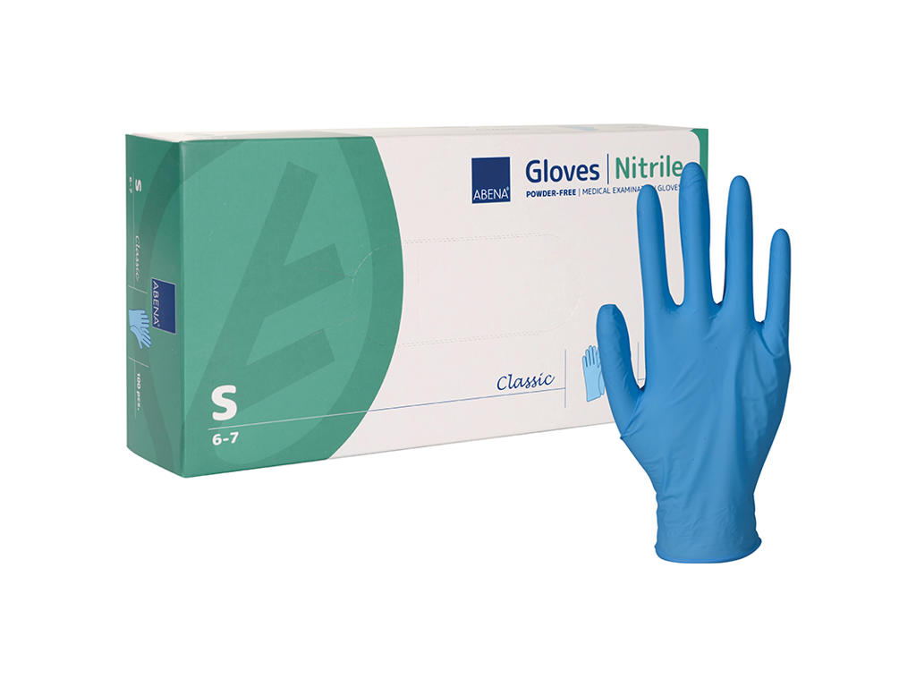 Disposable Glove Nitrile Blue S 100 pcs