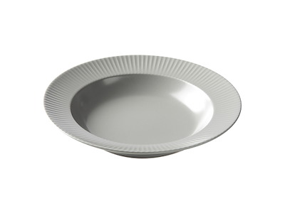 Plate deep Ø23 cm Groovy Gray