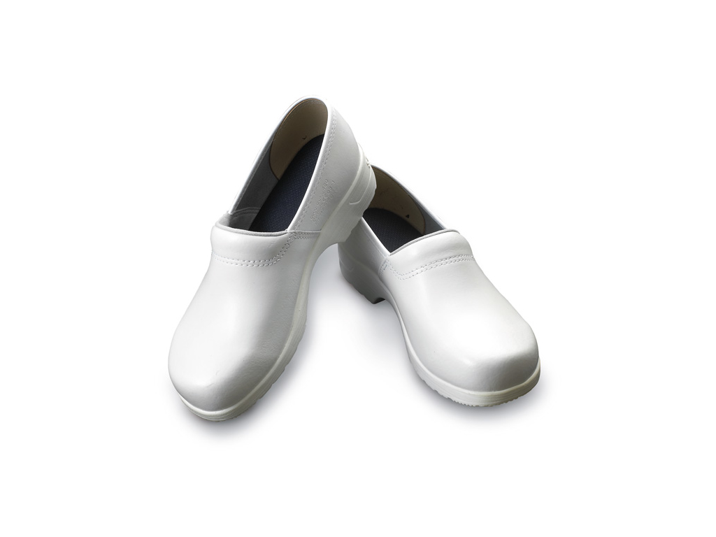 White Clogs With Heel Size. 36
